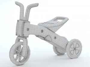 Balance Bike Chillafish Bunzi 3D Model