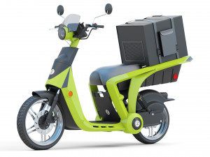 Mahindra GenZe 2 electric scooter Bike 3D Model