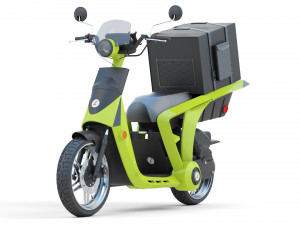 Mahindra GenZe 2 electric scooter Bike 3D Модель