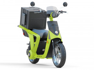 Mahindra GenZe 2 electric scooter Bike 3D Модель
