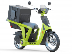 Mahindra GenZe 2 electric scooter Bike 3D Модель