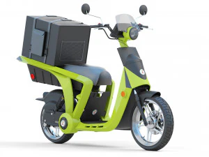 Mahindra GenZe 2 electric scooter Bike 3D Model