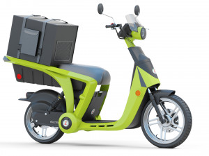 Mahindra GenZe 2 electric scooter Bike 3D Модель