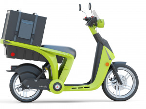 Mahindra GenZe 2 electric scooter Bike 3D Модель