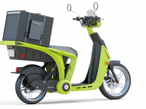 Mahindra GenZe 2 electric scooter Bike 3D Модель