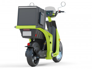 Mahindra GenZe 2 electric scooter Bike 3D Модель