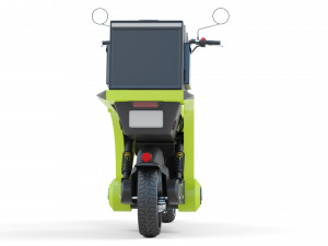 Mahindra GenZe 2 electric scooter Bike 3D Модель