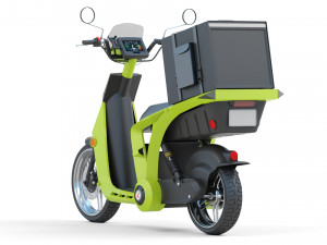 Mahindra GenZe 2 electric scooter Bike 3D Модель