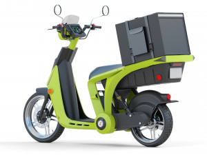 Mahindra GenZe 2 electric scooter Bike 3D Модель