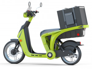 Mahindra GenZe 2 electric scooter Bike 3D Модель