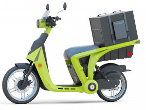 Mahindra GenZe 2 electric scooter Bike 3D Модель