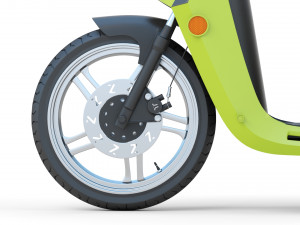 Mahindra GenZe 2 electric scooter Bike 3D Модель