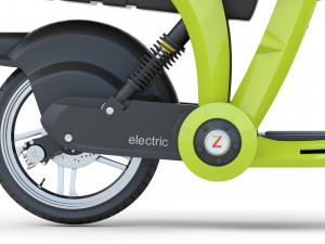 Mahindra GenZe 2 electric scooter Bike 3D Модель