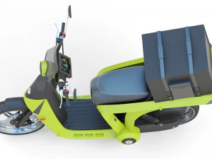Mahindra GenZe 2 electric scooter Bike 3D Model