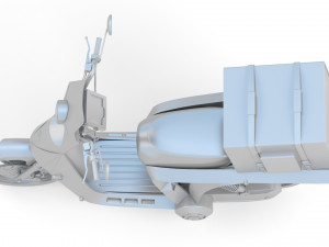 Mahindra GenZe 2 electric scooter Bike 3D Модель