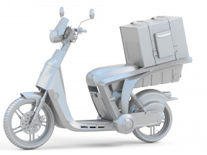 Mahindra GenZe 2 electric scooter Bike 3D Модель