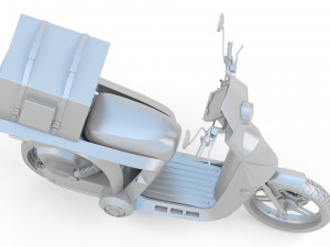 Mahindra GenZe 2 electric scooter Bike Modele 3D in Moto 3DExport