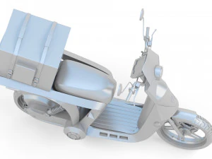Mahindra GenZe 2 electric scooter Bike 3D Model