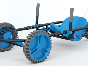YBIKE Explorer Pedal Car 3D Модель