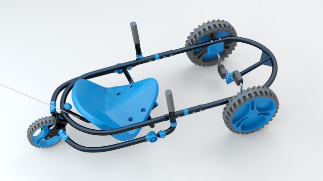 YBIKE Explorer Pedal Car 3D Model in Bicycle 3DExport