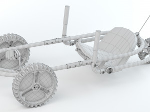 YBIKE Explorer Pedal Car Modello 3D