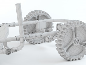 YBIKE Explorer Pedal Car Modello 3D
