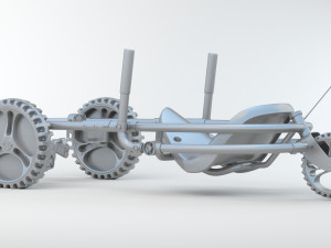 YBIKE Explorer Pedal Car Modello 3D