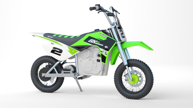Razor Dirt Rocket SX500 McGrath Electric 3D Model in Motorcycle 3DExport