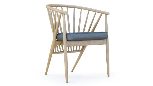 Poltroncina Genny Armchair Modèle 3D .c4d .max .obj .3ds .fbx .stl .blend 
