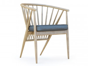 Poltroncina Genny Armchair 3D 模型
