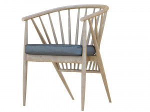 Poltroncina Genny Armchair Modèle 3D