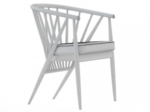 Poltroncina Genny Armchair Modèle 3D