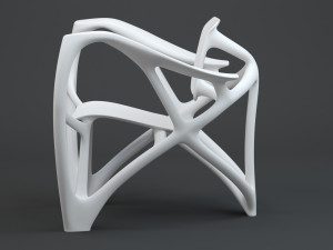Bone Armchair 3D Model