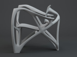 Bone Armchair 3D Model