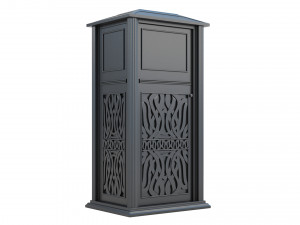Trash Can Outdoor 02 Modelo 3D