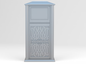 Trash Can Outdoor 02 3D Модель