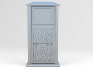 Trash Can Outdoor 02 3D Model