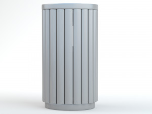 Trash Can Outdoor 01 3D Модель