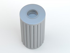 Trash Can Outdoor 01 3D Модель