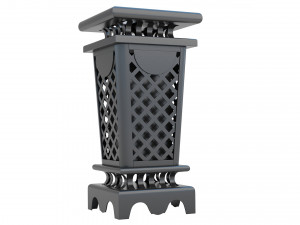 Trash Can Outdoor 03 Modelo 3D