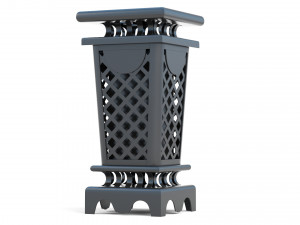 Trash Can Outdoor 03 Modello 3D