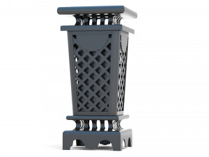 Trash Can Outdoor 03 Modello 3D
