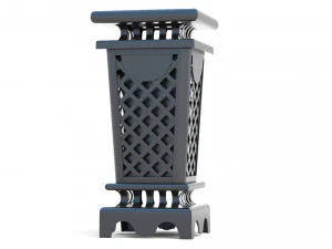 Trash Can Outdoor 03 3D Model