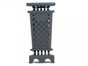 Trash Can Outdoor 03 Modello 3D