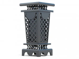 Trash Can Outdoor 03 3D Model