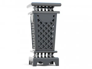 Trash Can Outdoor 03 3D Model