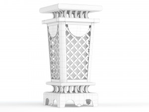 Trash Can Outdoor 03 Modello 3D