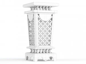 Trash Can Outdoor 03 3D Model