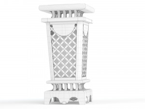 Trash Can Outdoor 03 Modello 3D