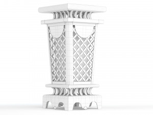 Trash Can Outdoor 03 Modello 3D